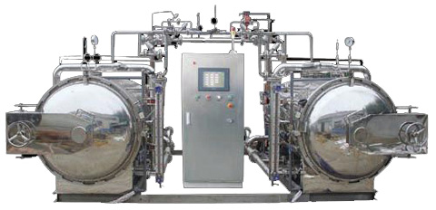 双锅并联水浴式杀菌釜